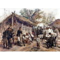 РЕПРОДУКЦИИ НА КАРТИНИ Брестовица. Разпит на пленени турци (1877)